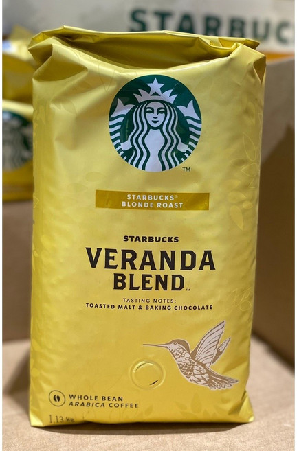 星巴克 Veranda Blend 黃金烘焙綜合咖啡豆, 1.13kg, 1個, 全豆咖啡（未研磨）
