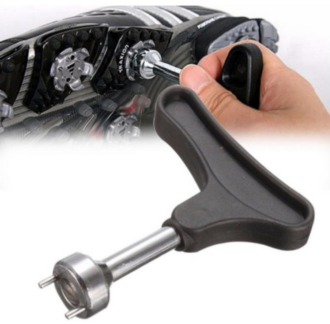 골프화 스파이크 징 교체 렌치 메탈 렌치, 1개