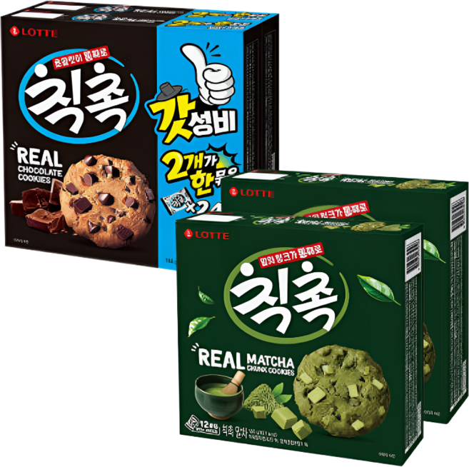 칙촉 말차 180G + 칙촉 오리지널 336g