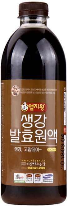 생강 발효원액 1000ml, 1개 - 쿠팡