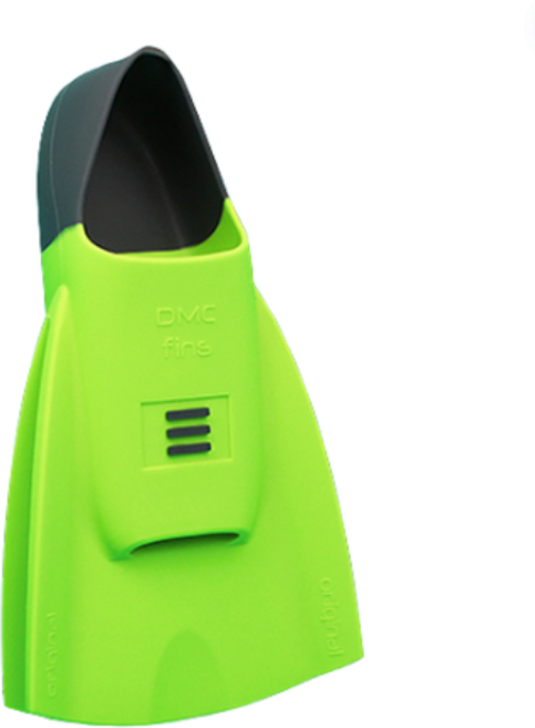 DMC 숏핀 오리지널 오리발, FLUORO/CHARCOAL