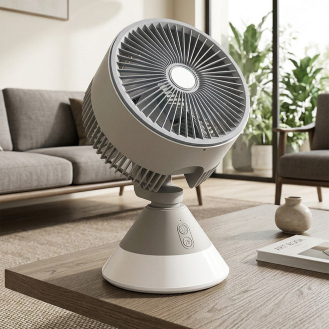 Ataasha 무소음 에어서큘레이터 자동 흔들기+무드등, FS898