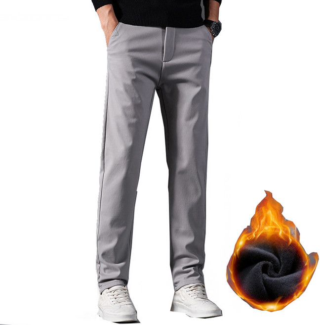 기모 스판면바지 남성 기모팬츠 방한용바지