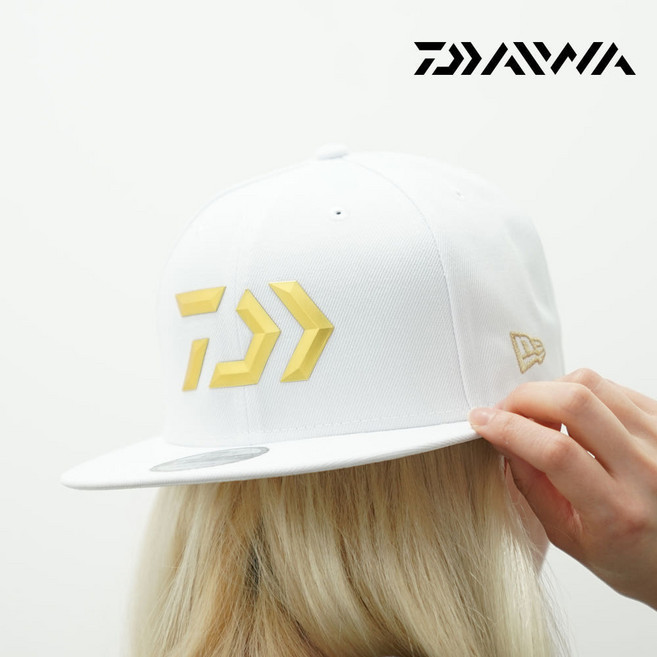 다이와 DC-5434NK 스냅백 낚시모자 [한국다이와], 옵틱 화이트