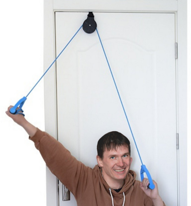 윈디스 어깨 도르래 도르레 운동기구 셀프 스트레칭, 혼합색상