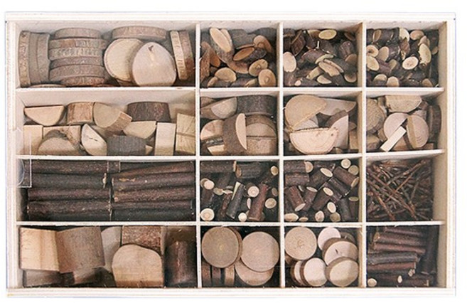 [ABC문구]16칸 천연나무조각세트, 천연 나무 조각 세트, 1세트