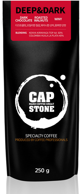 캡스톤 스페셜티 블렌드 원두커피, 딥앤다크, 250g, 1개