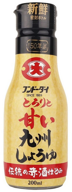 훈도다이 걸쭉하게 달콤한 큐슈 간장, 1개, 200ml