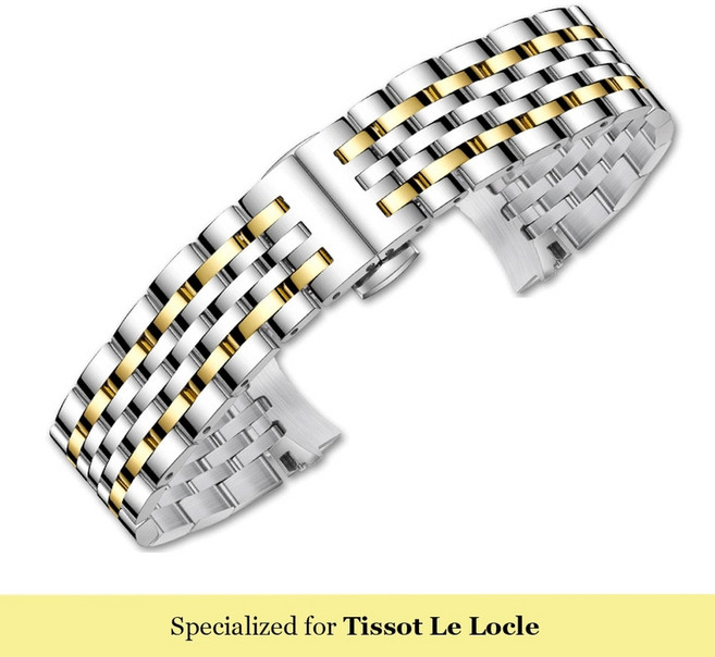 티쏘스트랩 스와치 가죽 우레탄 시계줄 호환 seure 19mm 스테인레스 스틸 tissot le locle 1853 금속 손목 팔찌 남성 액세서리
