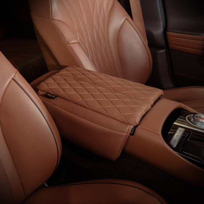 아임반 G80 RG3 자동차 양문형 콘솔쿠션 차량용 팔걸이 틈새쿠션, 1개, 바닐라베이지