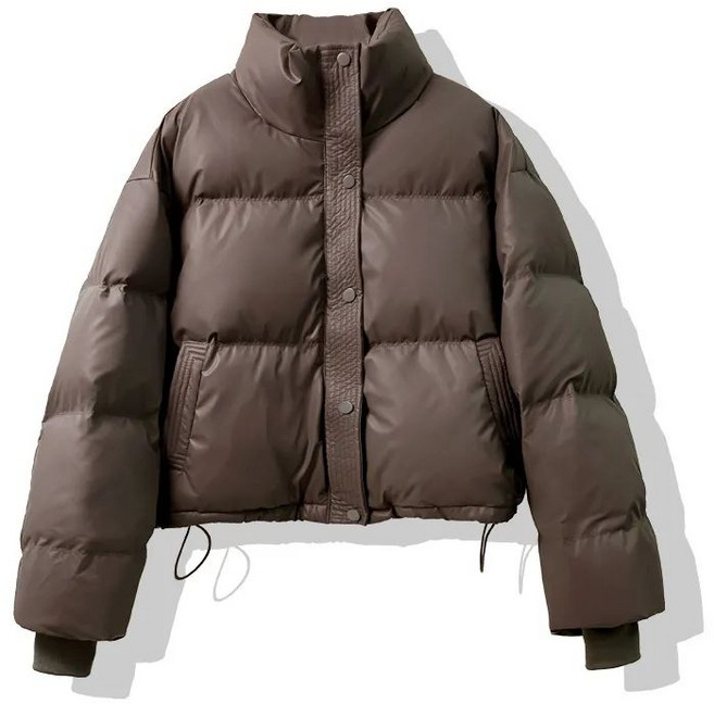 여성용 웰론 집업 점퍼 하이넥 바람막이 숏패딩뉴타임즈 6Y509