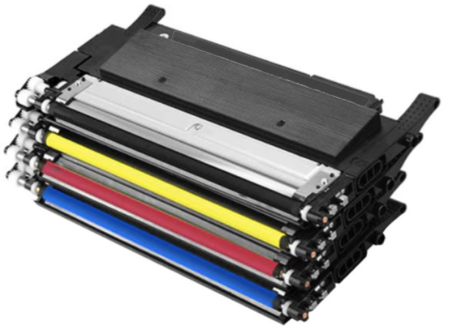 [호환] BNC INT 삼성 CLT-K404S 검정 컬러 SL- C430 C432 SL-C433 C480 C482 C483 W FW 프린터 재생 토너, 1개, 4색-SET CLT-404S