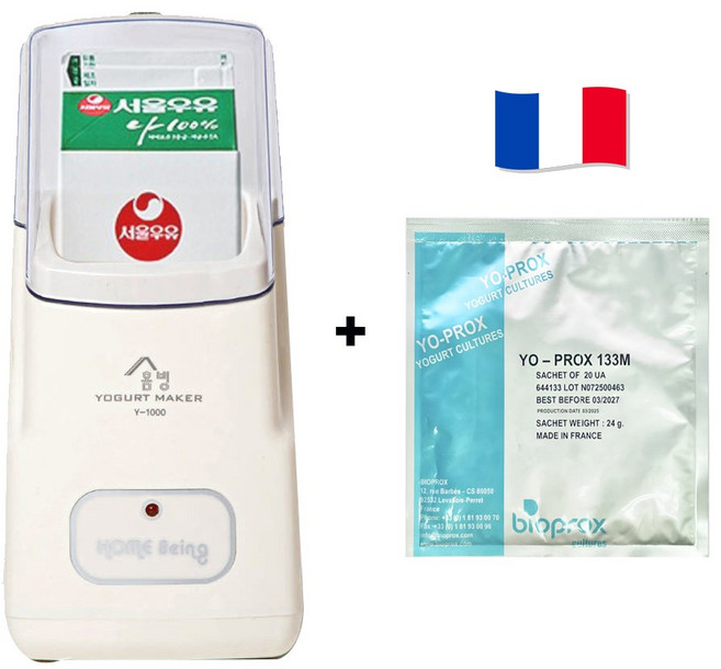 홈빙 초간편 요구르트 청국장 제조기, Y-1000+BIOPROX유산균