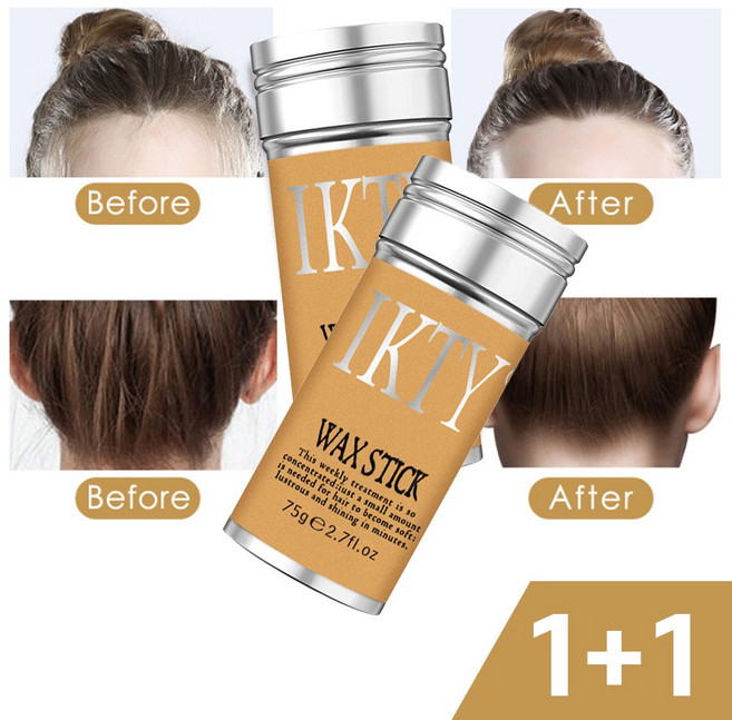 잔머리 고정 정리 스틱 헤어 스타일링 왁스 스튜디어스 헤어스타일링, 2개, 75g