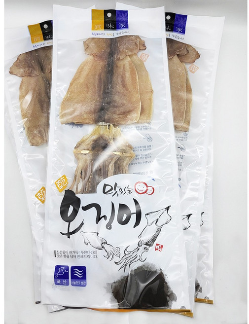 동해안 영덕 원양산 건어물 건조 마른오징어 2미, 1개, 150g