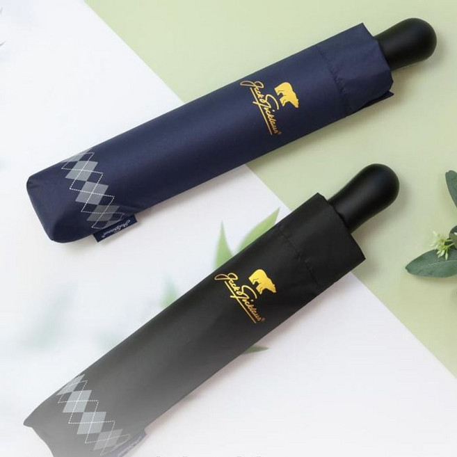 잭니클라우스 광폭3단 완전자동우산 UV차단 양산 겸용