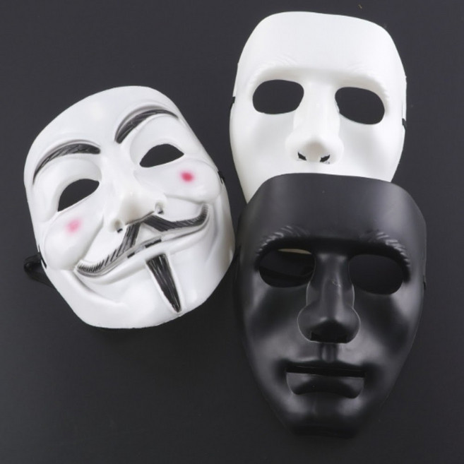 공포마스크 코스튬가면 할로윈마스크 할로윈 가면, 블랙마스크