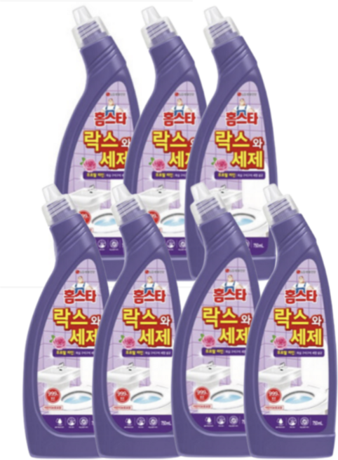홈스타 락스와 세제 후로랄 파인, 750ml, 7개