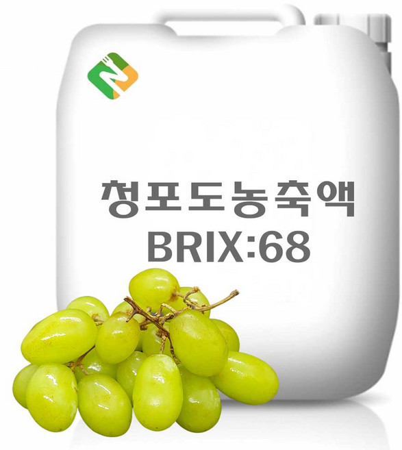 청포도농축액 20kg, 단품, 1개, 1개