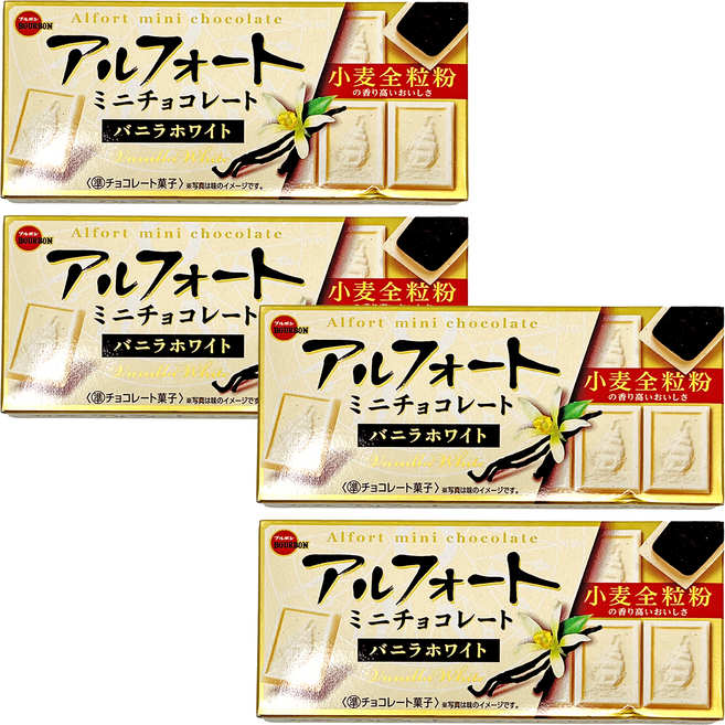 부르본 알포트 미니 바닐라 초콜릿, 4개, 55g