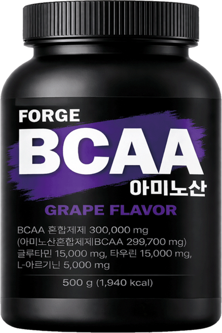 포지 BCAA 아미노산 아르기닌 글루타민 헬스부스터 포도맛, 1개, 500g