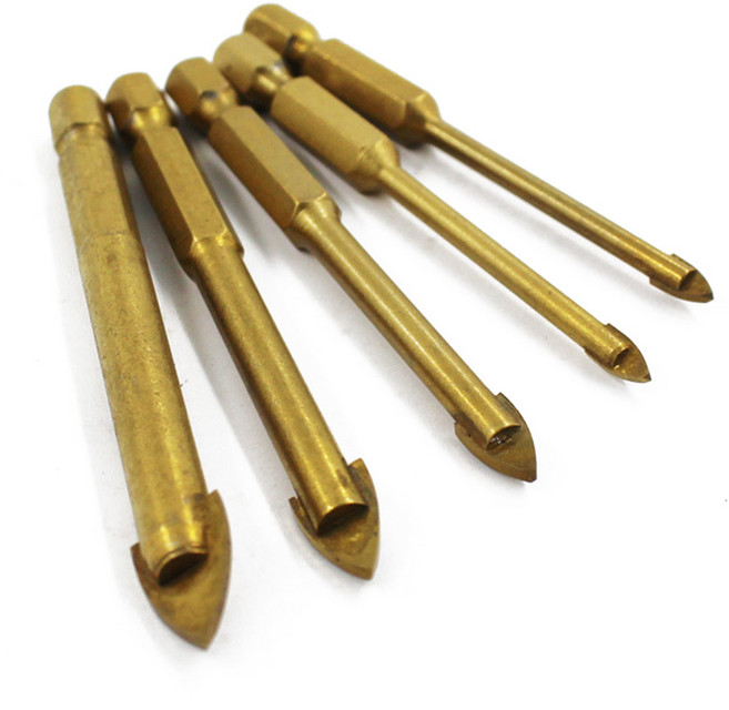 와이지알씨 다용도 유리 드릴 비트 5종 기리 타일 석재 콘크리트, 1개