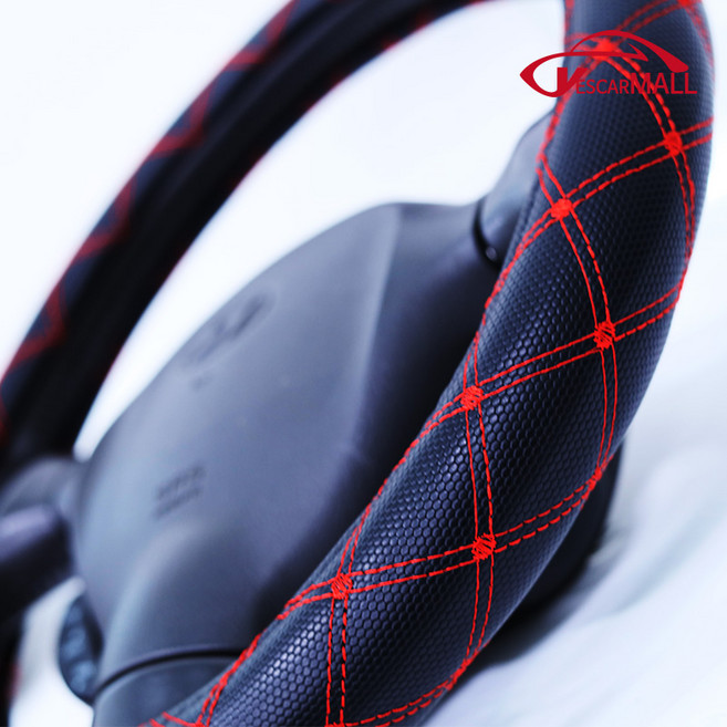 예스카 퀼팅 트럭 핸들커버 화물차 대형차 버스, 370mm-380mm