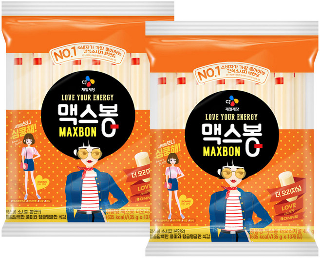 [특가세일] CJ 맥스봉 오리지널, 455g, 2개