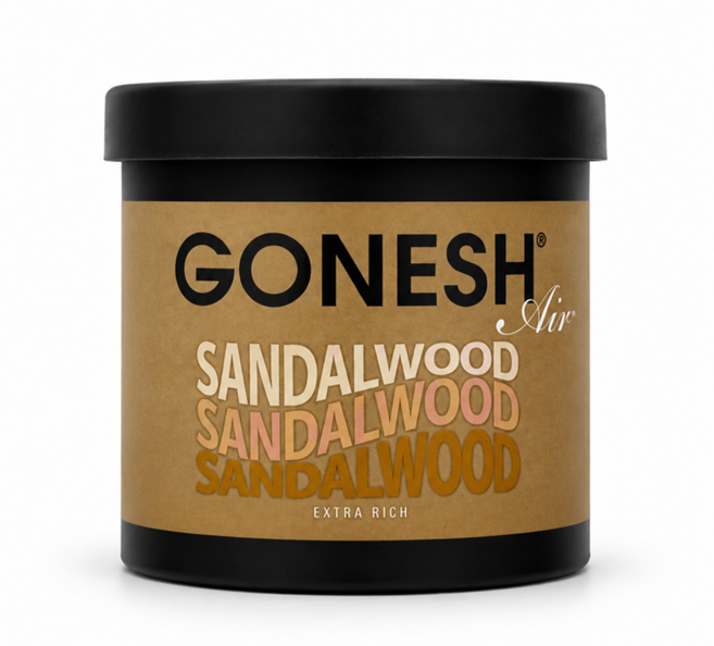GONESH 檀香空氣清新劑 極致濃郁, 100g, 1個, 檀香