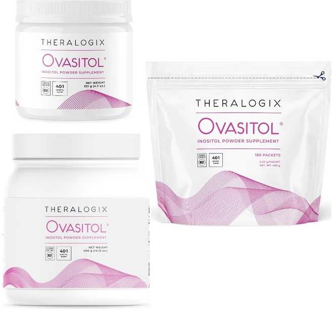 Theralogix 오바시톨 미오 이노시톨 2000mg Ovasitol 파우더 팩 60 180서빙 유로드, 미오이노시톨180서빙, 1개 - 쿠팡