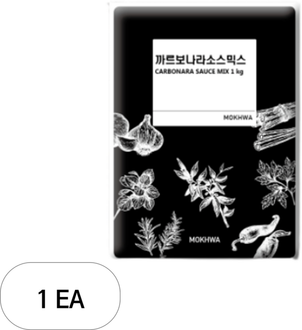 딜리셔스마켓 까르보나라 소스믹스, 1kg, 1개