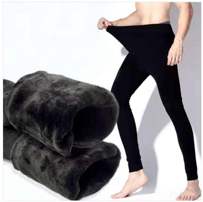 [도다인] 남성용 겨울 기모 융털 레깅스 방한 스탄 타이즈 내복 스포츠 따뜻한 쫄바지