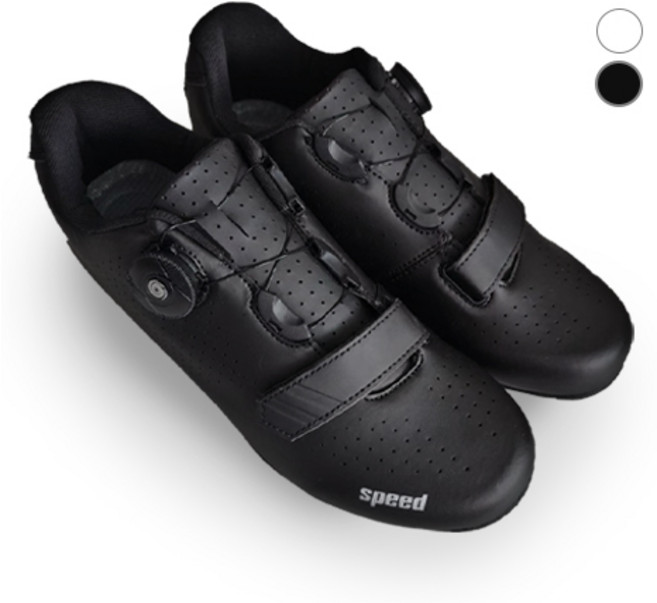서브22 자전거 초경량 평페달 슈즈 사이클 신발, 230, 블랙