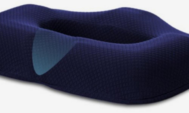 코날 고밀도 메모리폼 체중분산 메쉬커버 꼬리뼈 엉덩이 사계절 원형 쿠션 방석