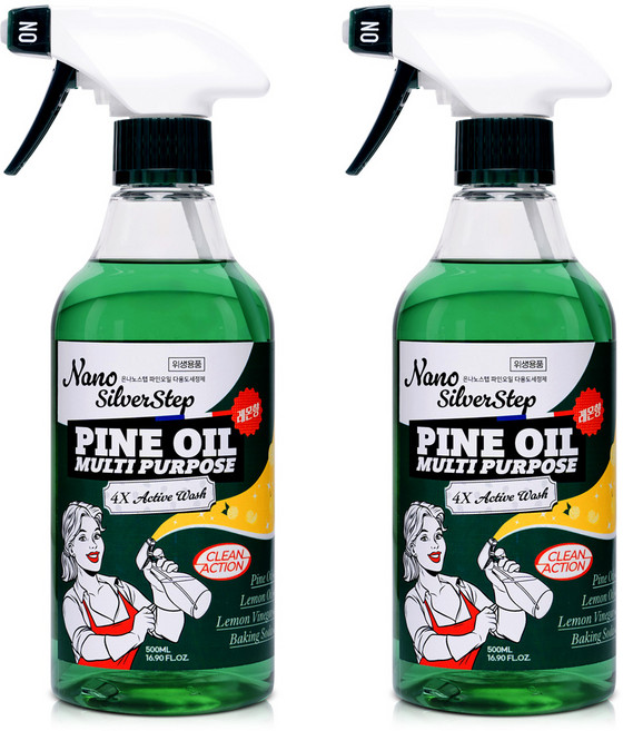 은나노스텝 시즌4 파인오일 500ml 독일 더마테스트 엑설런트등급 비건제품, 2개