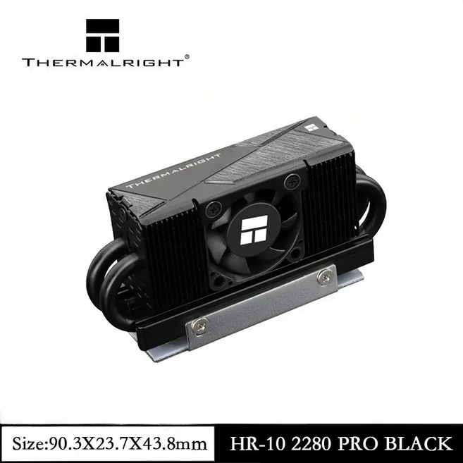 Thermalright HR10 2280 PRO SSD 쿨러 방열판 냉각 양면 데스크탑 고성능, 03 HR-10 2280 PRO BK