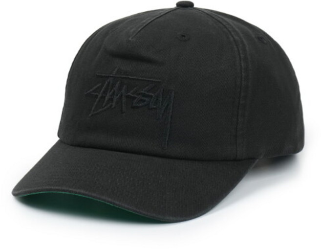 [스투시] 미드 뎁스 빅 스탁 스냅백 블랙 1311145-0001, 사이즈:OS, 상세 설명 참조