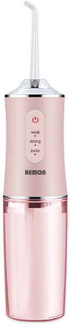 휴대용 워터 구강세정기 무선 물치실, 핑크, 클린스톰