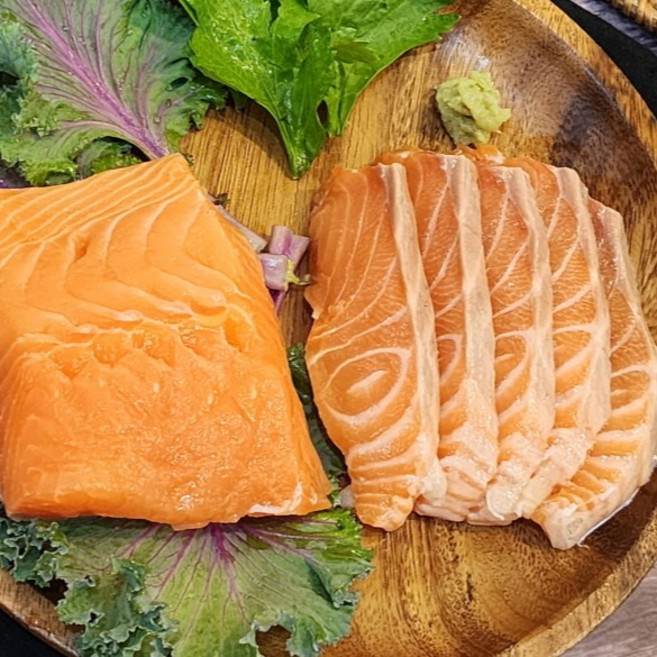 연어의 황제 노르웨이 명품 슈페리어등급 생연어 몸 뱃살, 1박스, 1kg