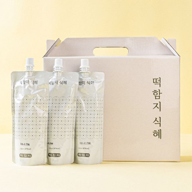떡함지 식혜 선물 세트 10개, 180ml
