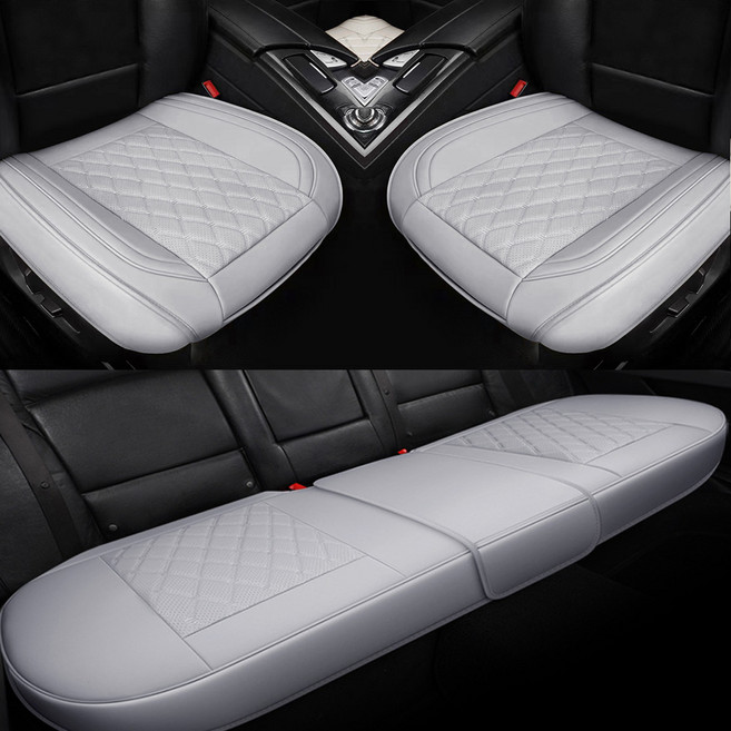 제니븐 카시트커버 가죽 자동차 시트교체 방석 SF-680 풀세트, 1세트, 웜그레이