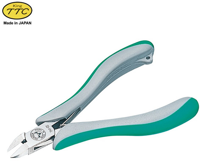 TTC 츠노다 5인치 소프트그립 정밀니퍼 TM-02 일제 커팅 절단, 1개