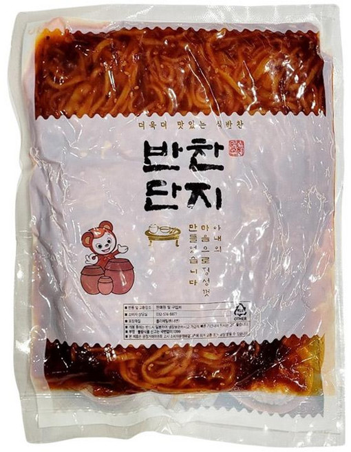 오징어채무침 1KG(주)반찬단지, 1개, 1kg
