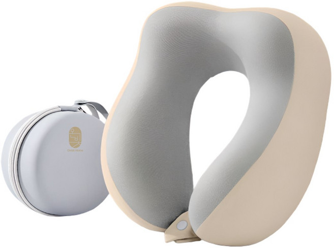 온빛 휴대용 메모리폼 목베개, 핑크