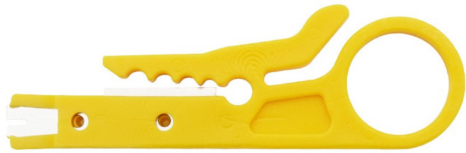 Coms UTP 탈피기 스트리퍼 BT823, 옐로우, 1개