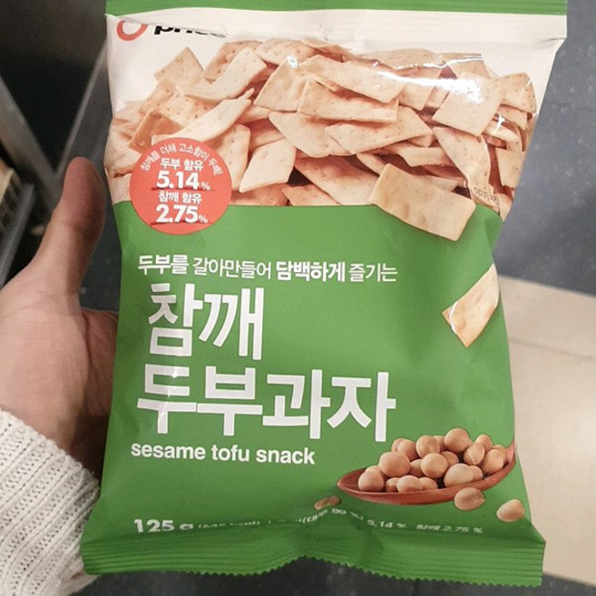 오프라이스 참깨 두부과자, 125g, 1개