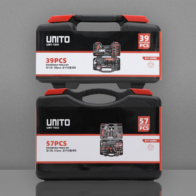 유니토 가정용 공구세트 경품선물 집들이선물 체육대회선물, 57종, 1개