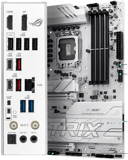 ASUS ROG STRIX B860-A GAMING WIFI STCOM 에이수스 컴퓨터 PC 게이밍 메인보드 인텔