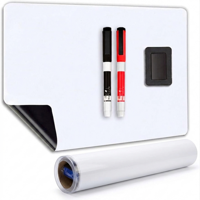 온위크 붙이는 자석 화이트보드 시트지, 흰색