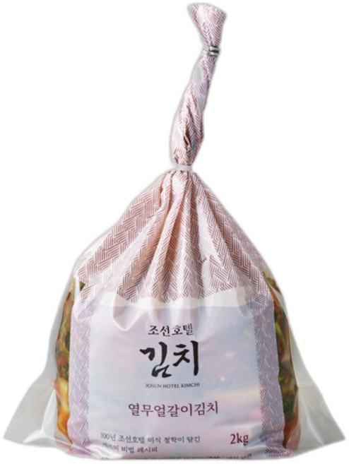 조선호텔 열무 얼갈이김치, 조선호텔 열무얼갈이김치 2kg, 2kg, 1개
